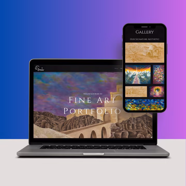 Eli Broder Art homepage