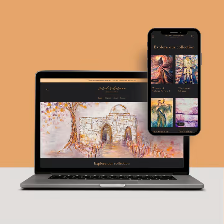 Sarah Silverman Art homepage
